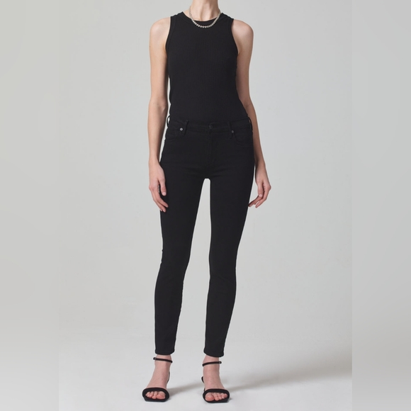 Citizens of Humanity Rocket Crop High-rise Skinny Jeans - Size 32 - Picture 6 of 6